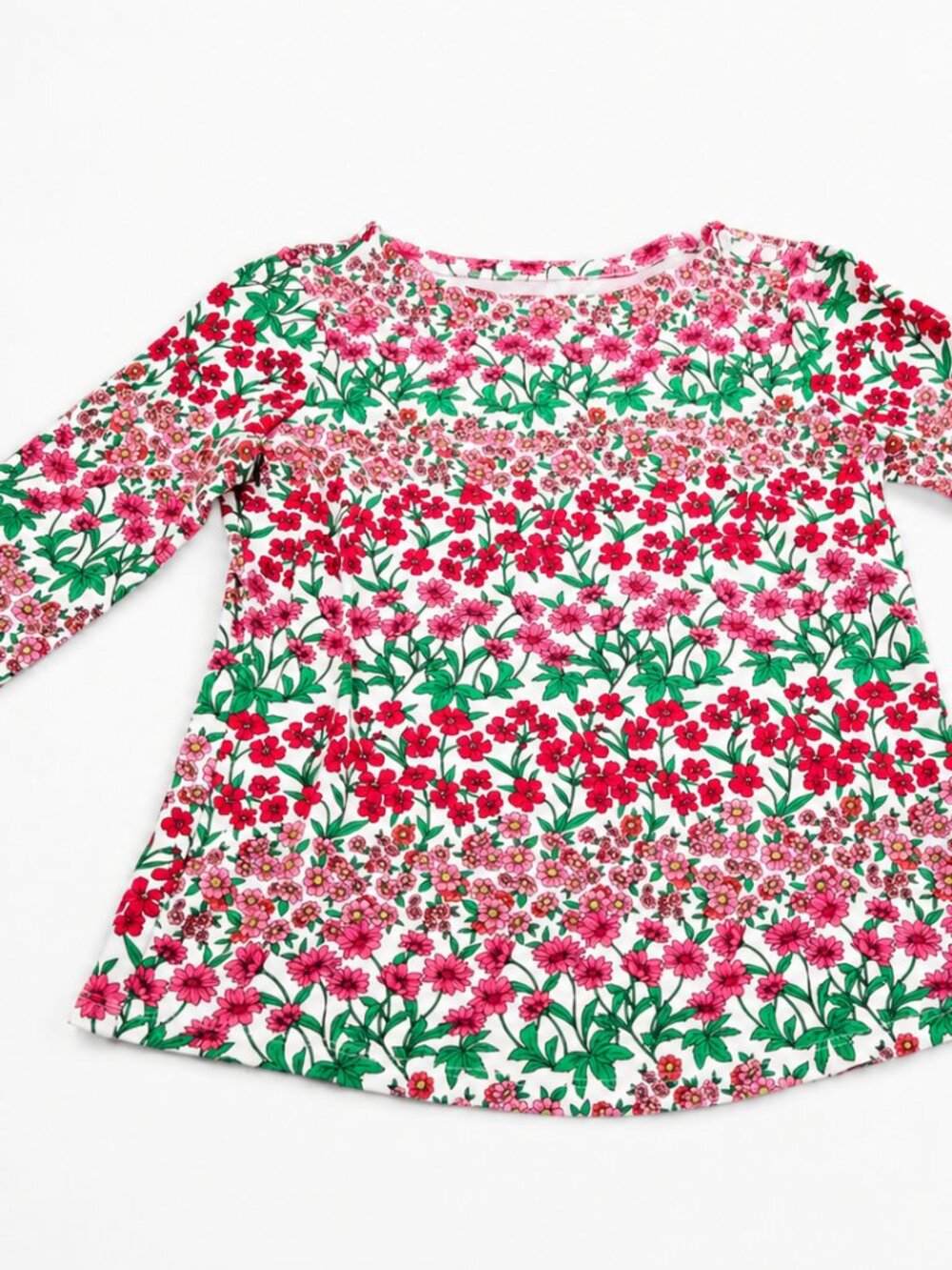 Charter Club Blouse 100% Supima Cotton | Size PM | Color Floral Pink